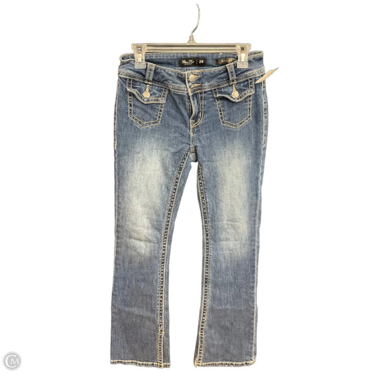 Jeans Boot Cut By Miss Me In Blue Denim, Size: 2