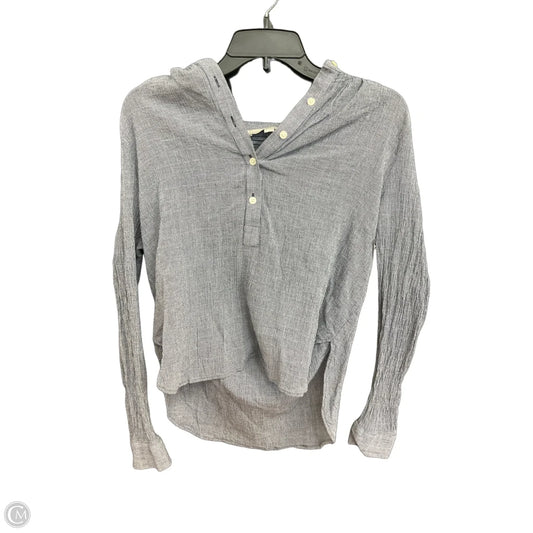 Top Long Sleeve By Loft In Blue, Size: Xs