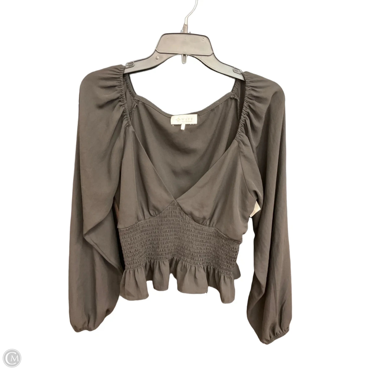 Top Long Sleeve By Wayf In Black, Size: M