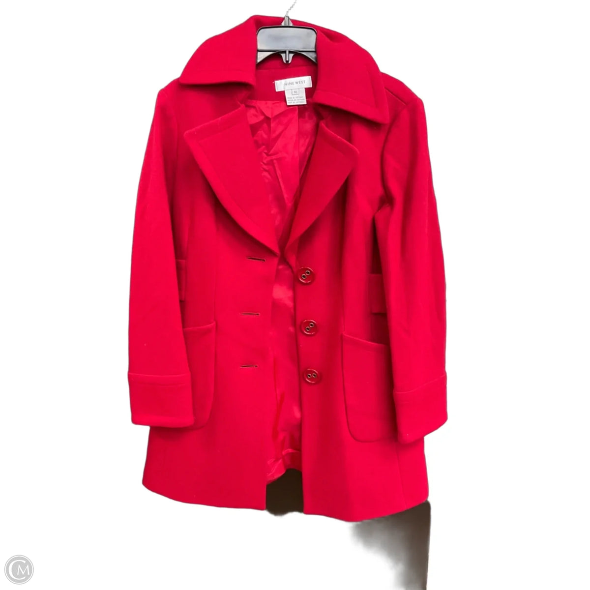 Coat Other By Nine West In Red, Size: M