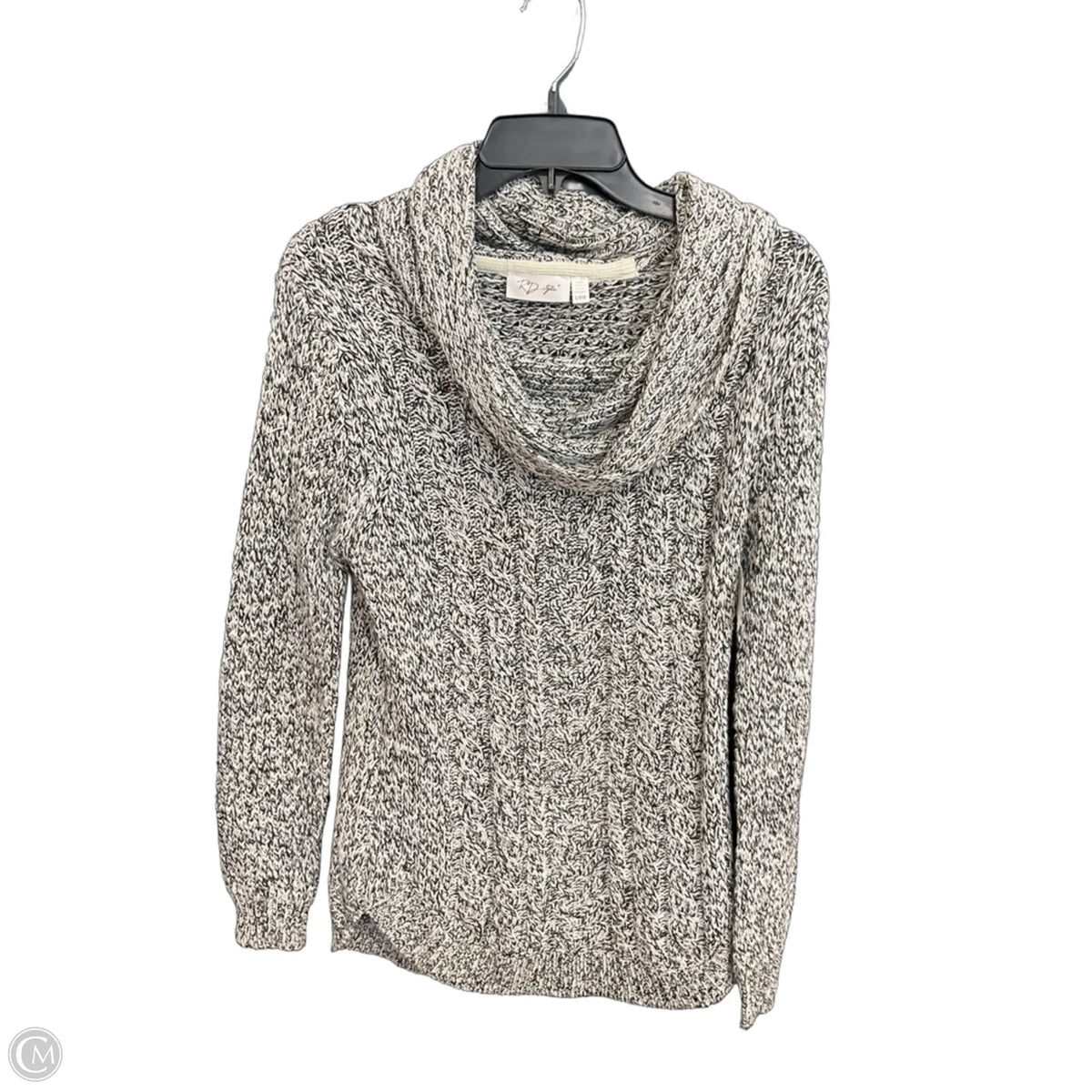 Sweater By Rd Style In Black & White, Size: Sp