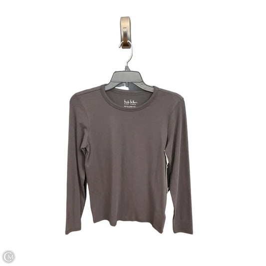 Top Long Sleeve By Nicole By Nicole Miller In Black, Size: M
