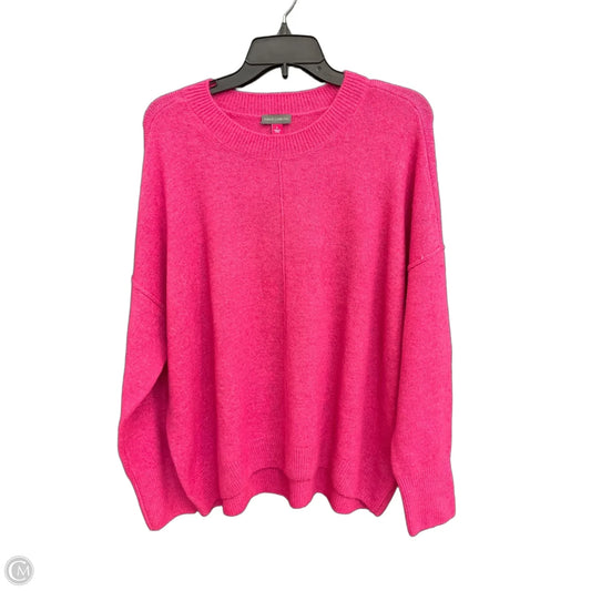 Sweater By Vince Camuto In Pink, Size: L