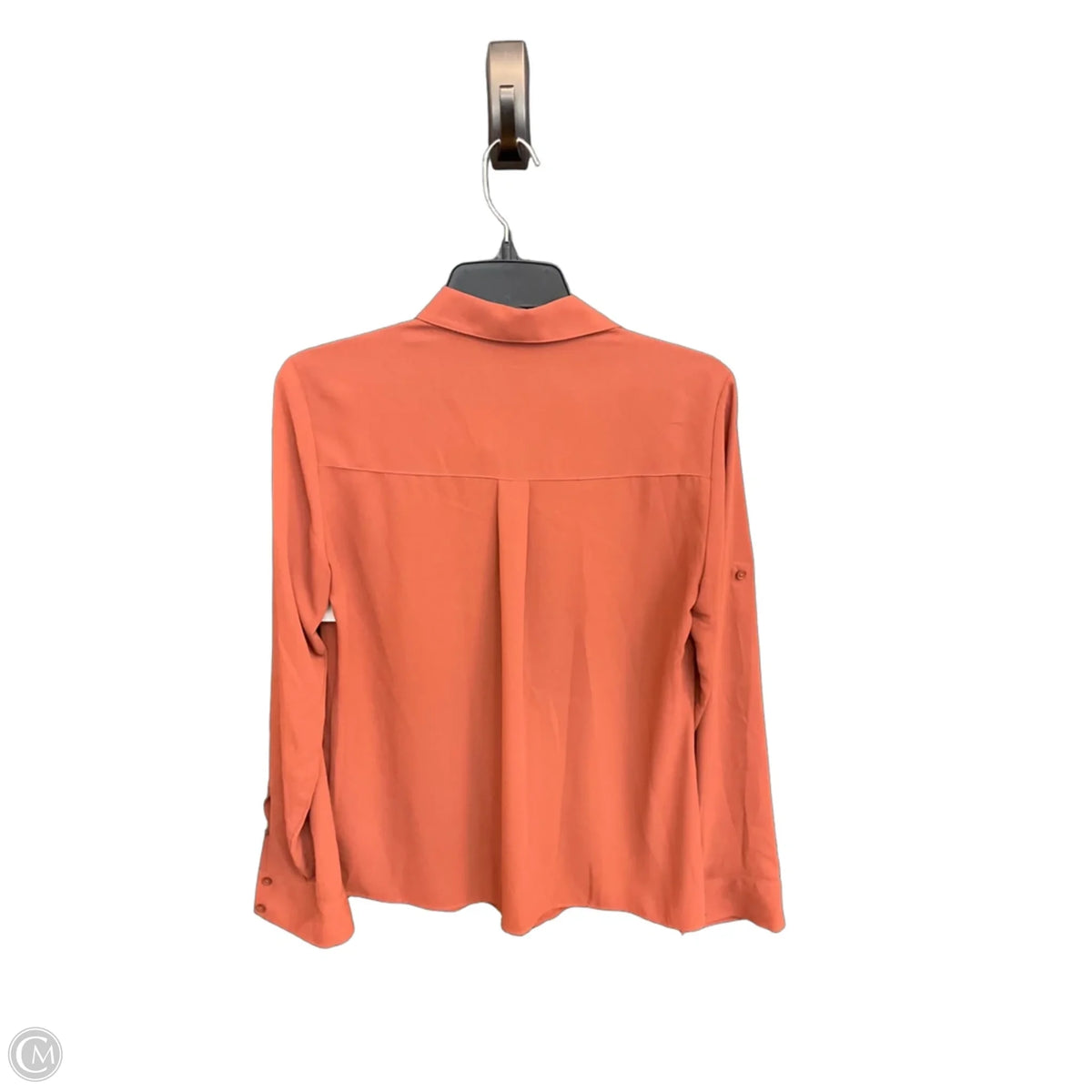 Top Long Sleeve By Express In Orange, Size: S