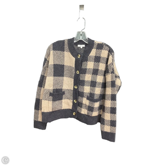 Cardigan By Madewell In Blue & Brown, Size: M