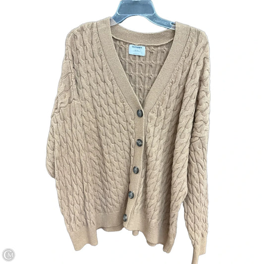 Cardigan By Old Navy In Tan, Size: Xxl