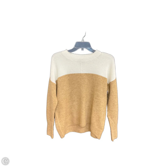 Sweater By Vince Camuto In Brown & White, Size: Xs
