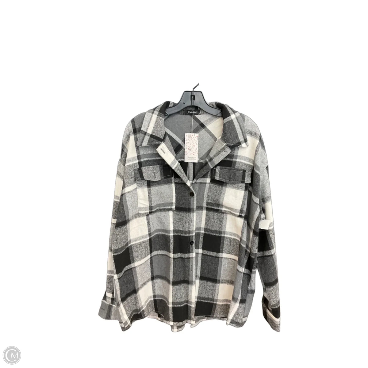 Jacket Shirt By Automet In Plaid Pattern, Size: Xl