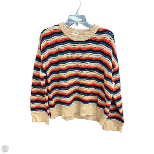 Sweater By Loft In Striped Pattern, Size: Xl
