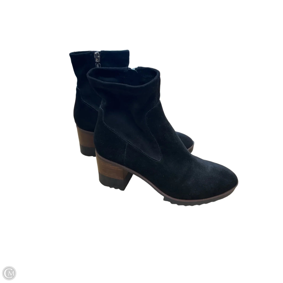 Boots Ankle Heels By Blondo In Black, Size: 7.5