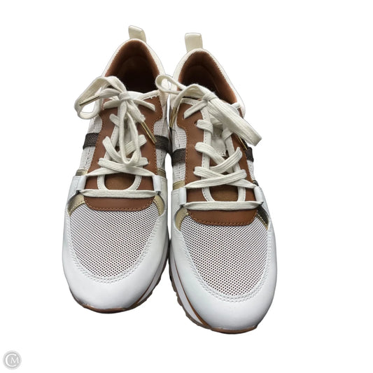 Shoes Sneakers By Michael By Michael Kors In Brown & White, Size: 8