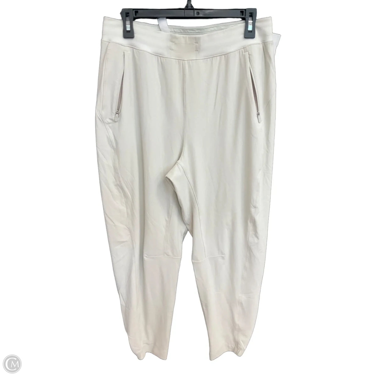 Athletic Pants By Lululemon In Cream, Size: M