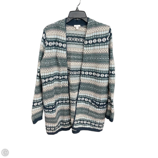 Cardigan By J. Jill In Multi-colored, Size: M