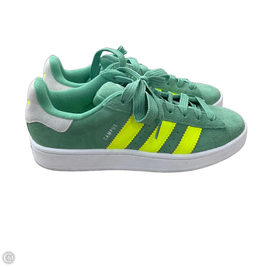 Shoes Sneakers By Adidas In Green, Size: 7