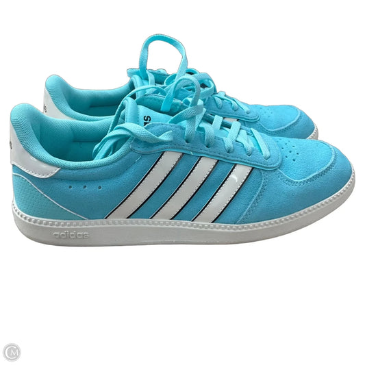 Shoes Sneakers By Adidas In Blue, Size: 9
