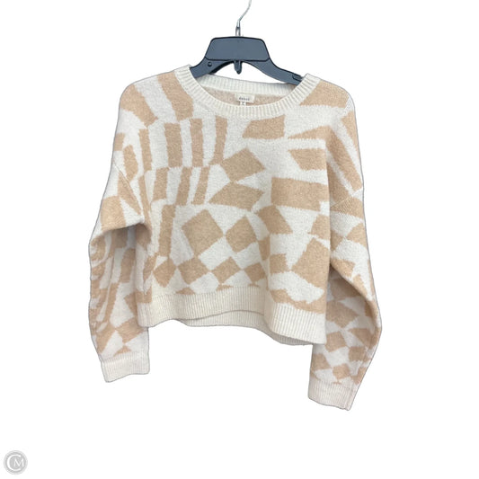 Sweater By Debut In Tan, Size: L