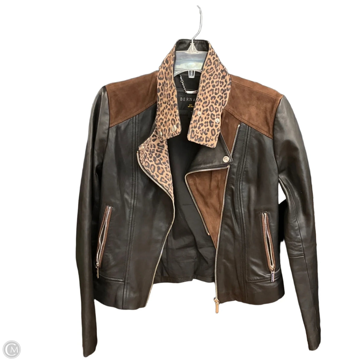 Jacket Leather By Bernardo In Black, Size: Xs