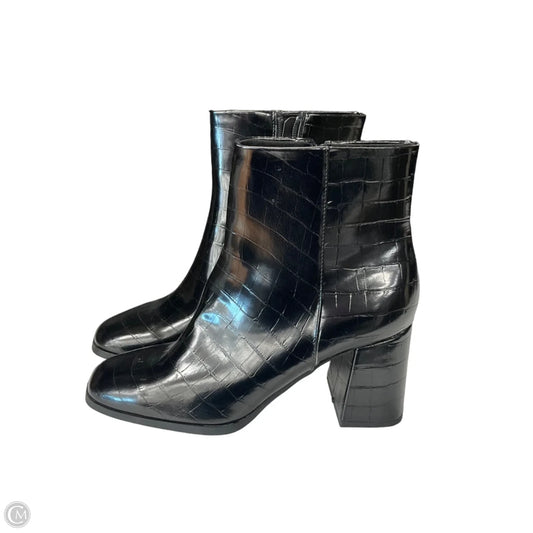 Boots Ankle Heels By Madden Girl In Black, Size: 9.5