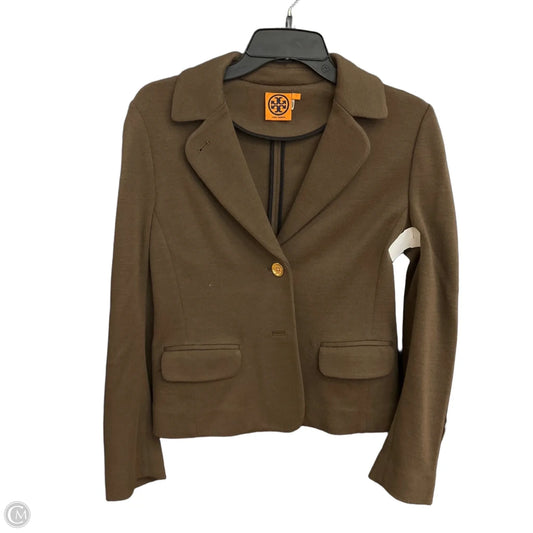 Blazer Designer By Tory Burch In Brown, Size: S
