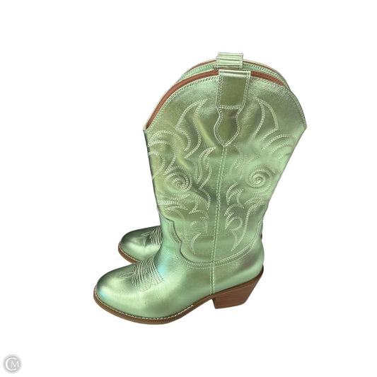 Boots Western By Clothes Mentor In Green, Size: 7