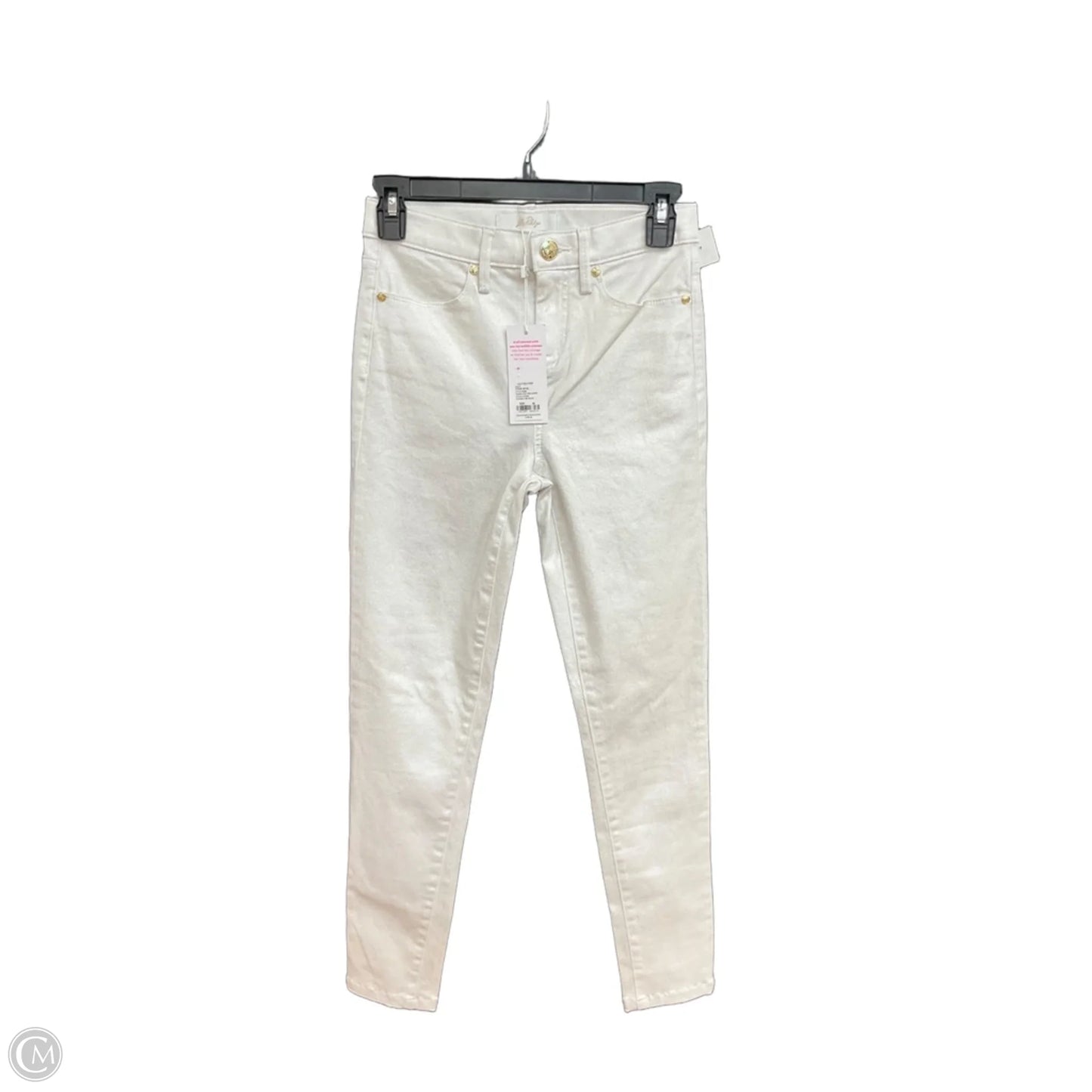Pants Designer By Lilly Pulitzer In White, Size: 0