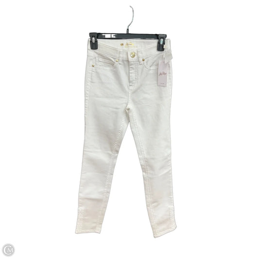 Pants Designer By Lilly Pulitzer In White, Size: 0