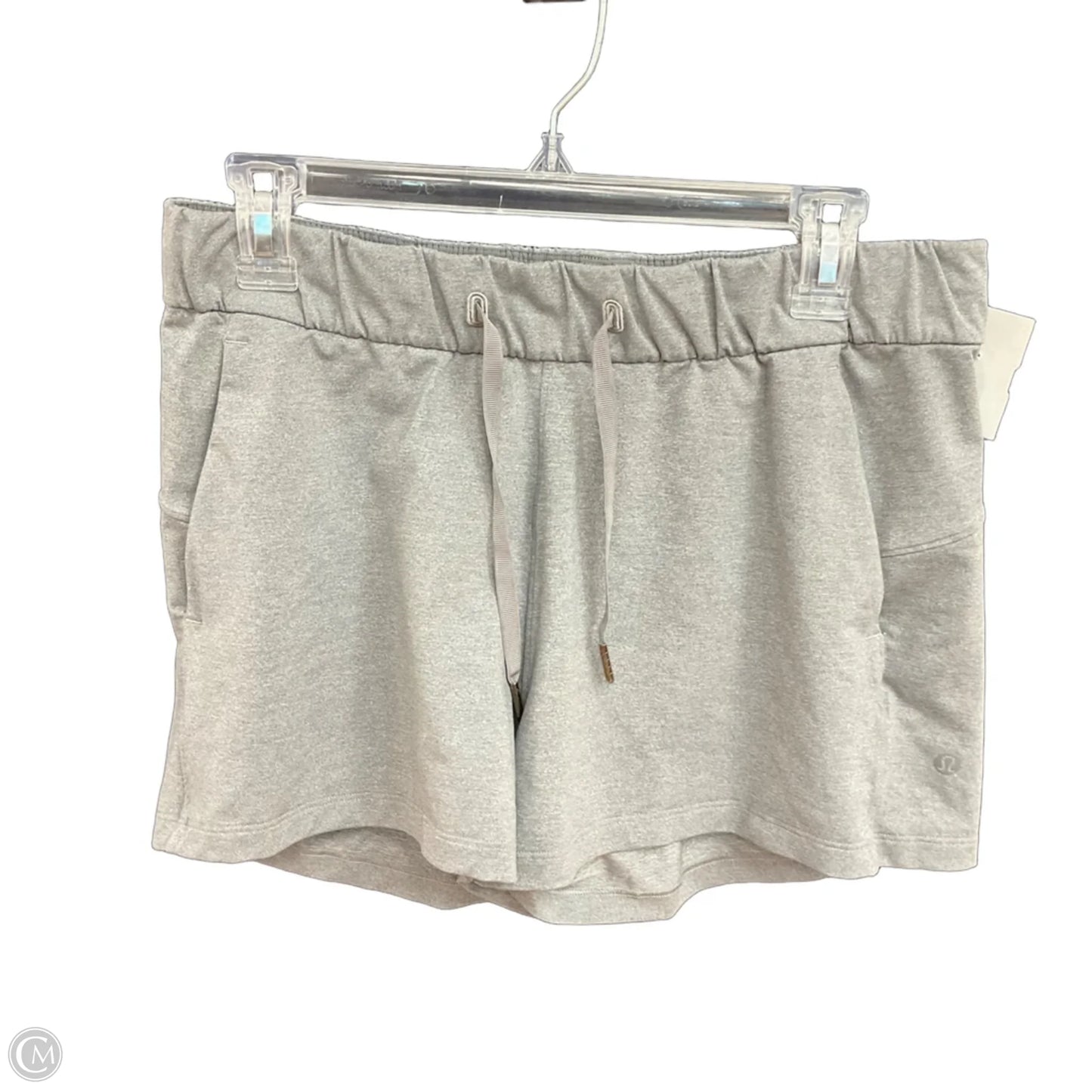 Athletic Shorts By Lululemon In Grey, Size: 8