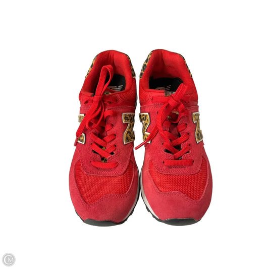 Shoes Athletic By New Balance In Red, Size: 6.5