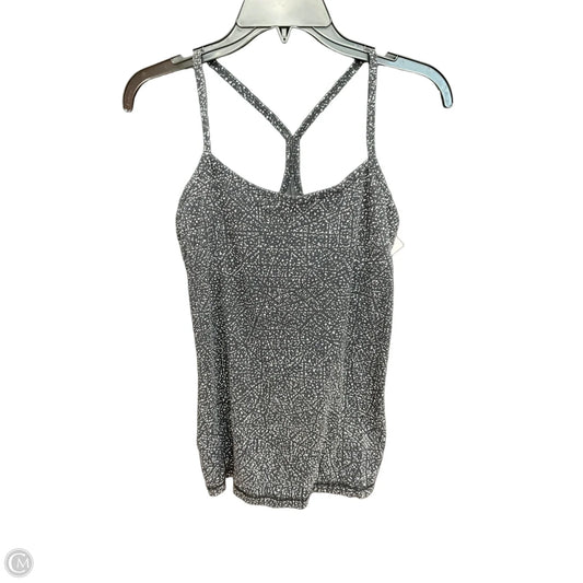 Athletic Tank Top By Lululemon In Black & White, Size: L