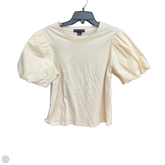 Top Short Sleeve By Sanctuary In Cream, Size: S