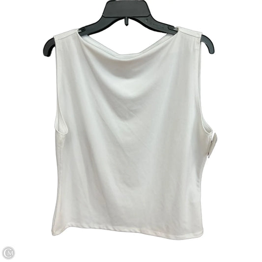 Top Sleeveless By Abercrombie And Fitch In White, Size: Xl