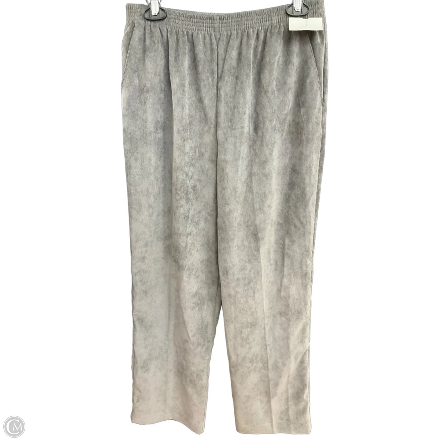 Pants Corduroy By Alfred Dunner In Grey, Size: 12p