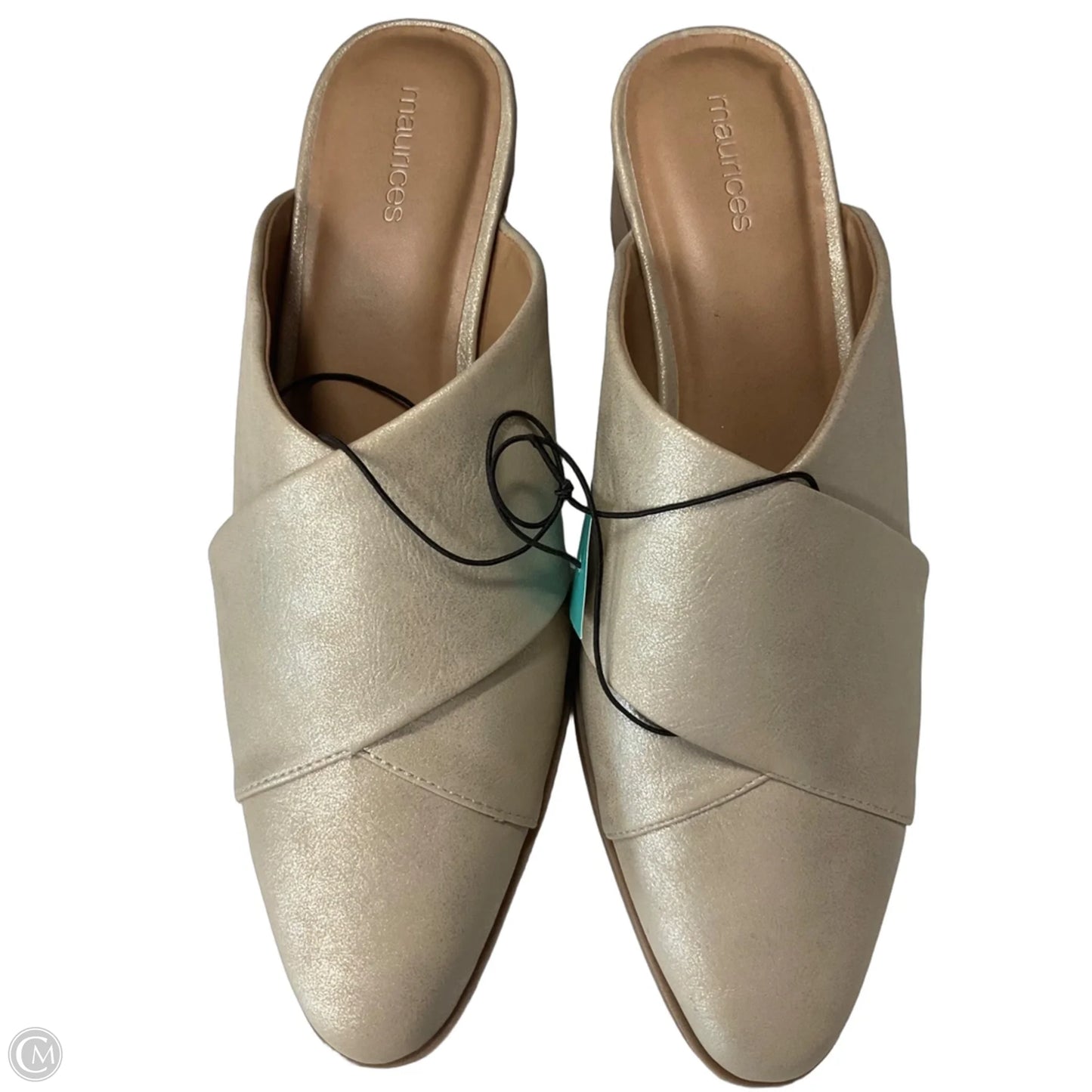 Shoes Heels Wedge By Maurices In Tan, Size: 10