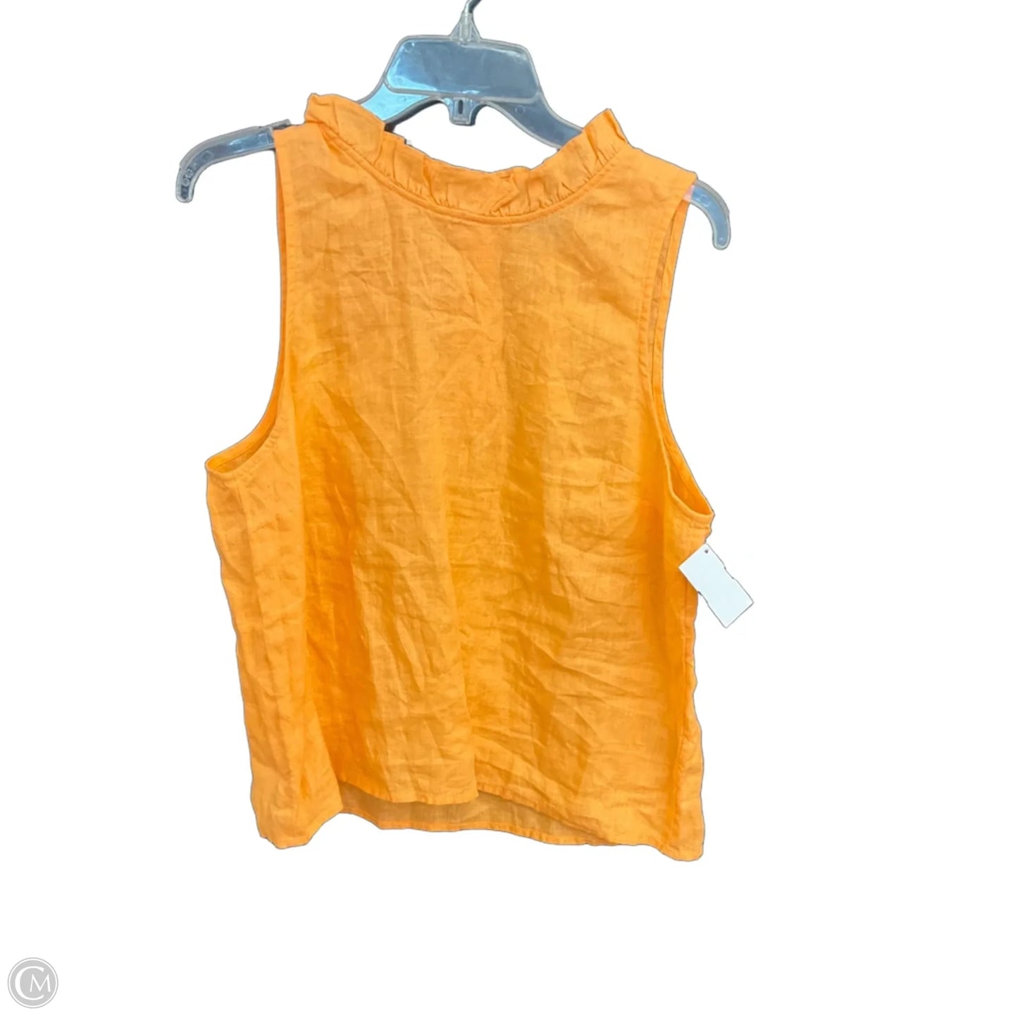 Top Sleeveless By J. Crew In Orange, Size: L