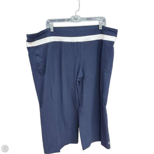 Capris By Danskin In Blue, Size: 3x
