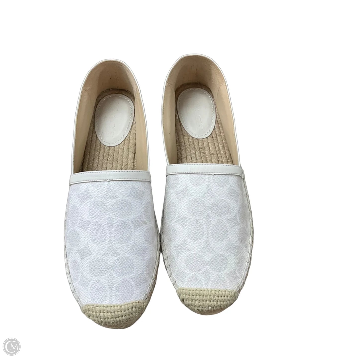 Shoes Designer By Coach In White, Size: 10