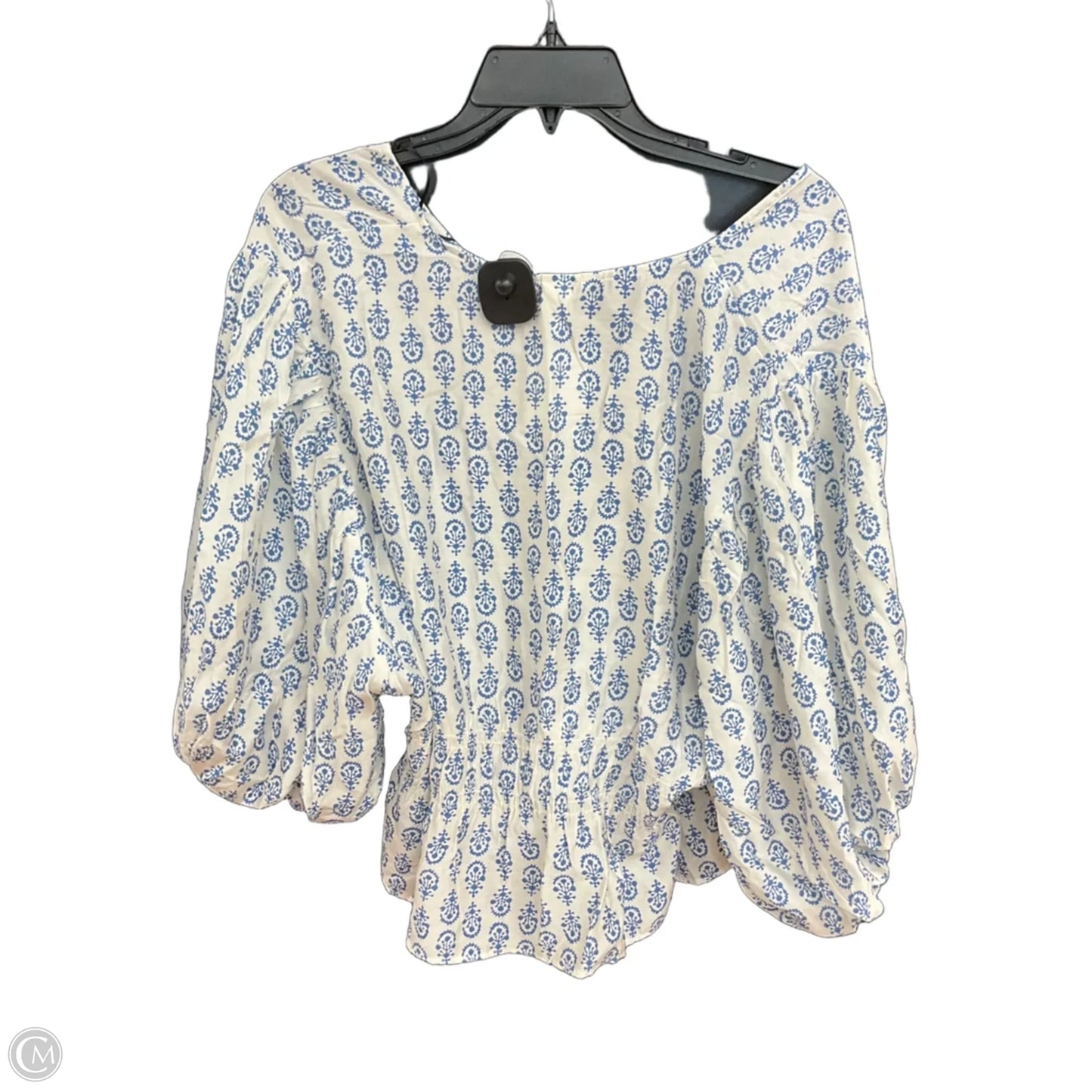 Top Short Sleeve By H&m In Blue, Size: 3x