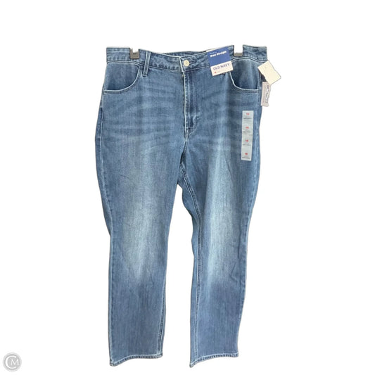 Jeans Straight By Old Navy In Blue, Size: 16