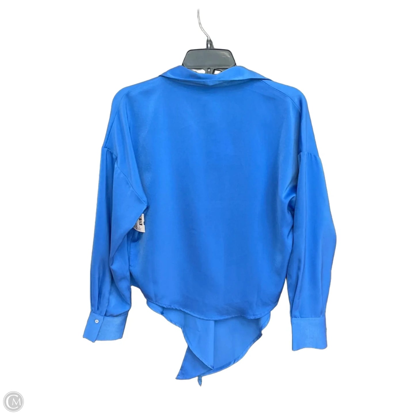 Blouse Long Sleeve By Lucy Paris In Blue, Size: S