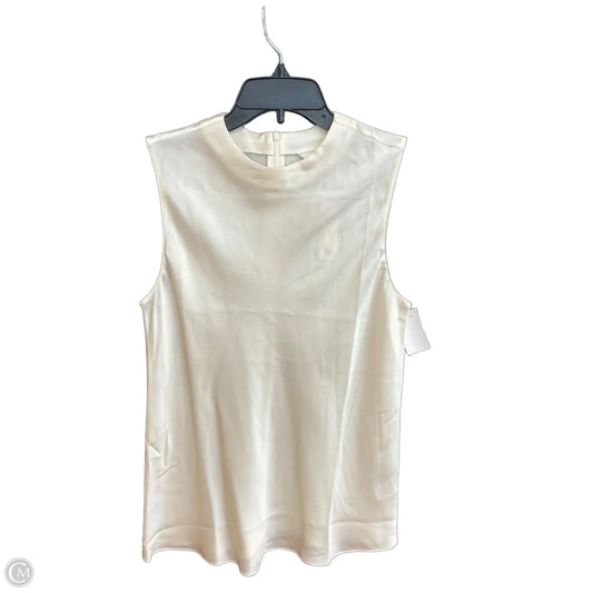 Top Sleeveless By Banana Republic In White, Size: S
