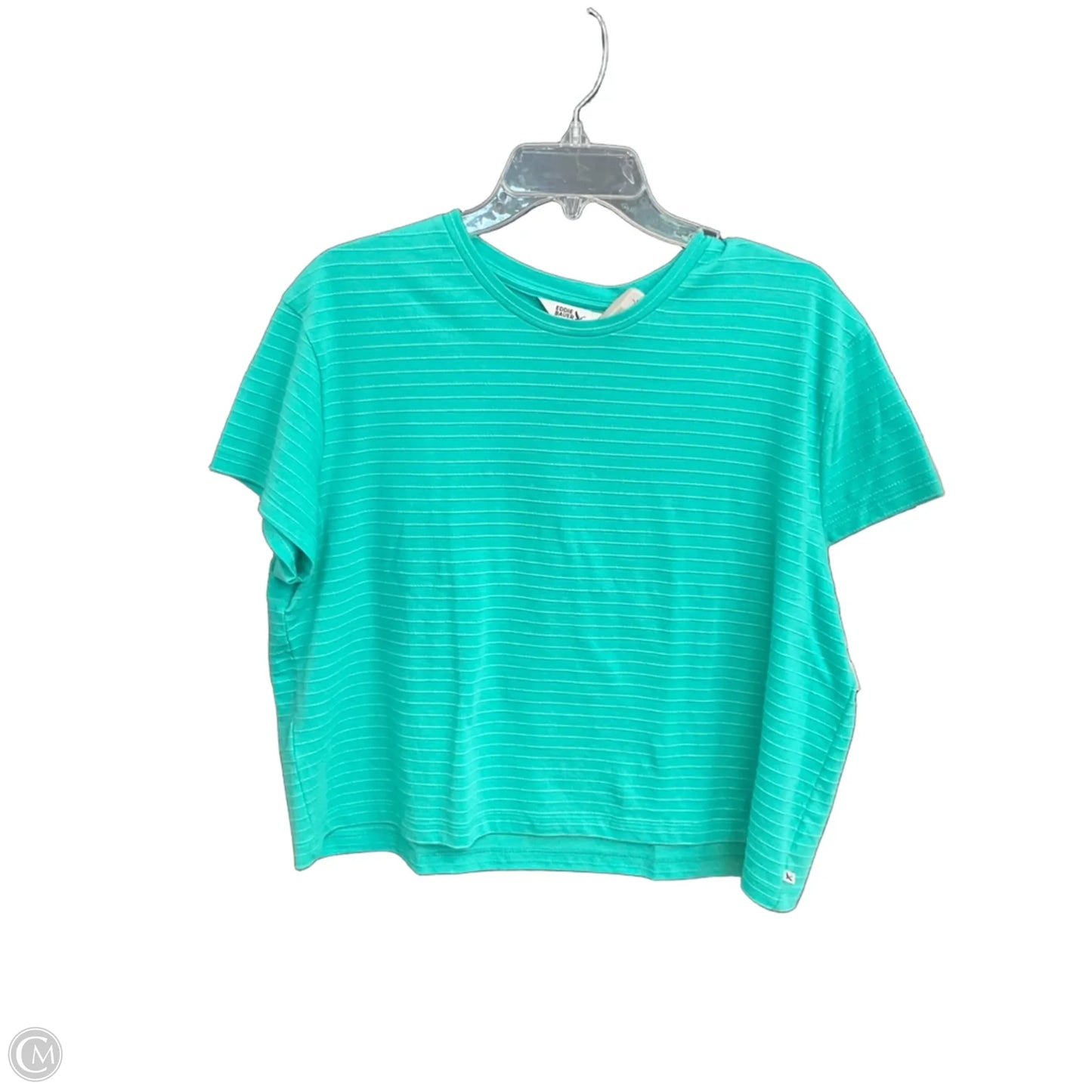 Top Short Sleeve By Eddie Bauer In Blue, Size: M