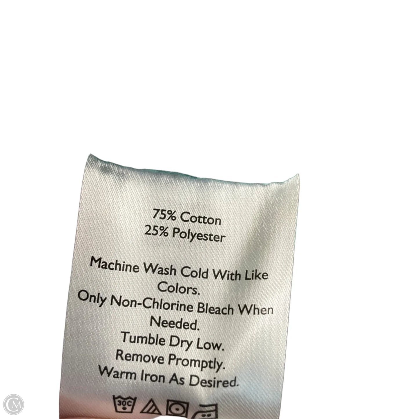 Top Short Sleeve By Eddie Bauer In Blue, Size: M