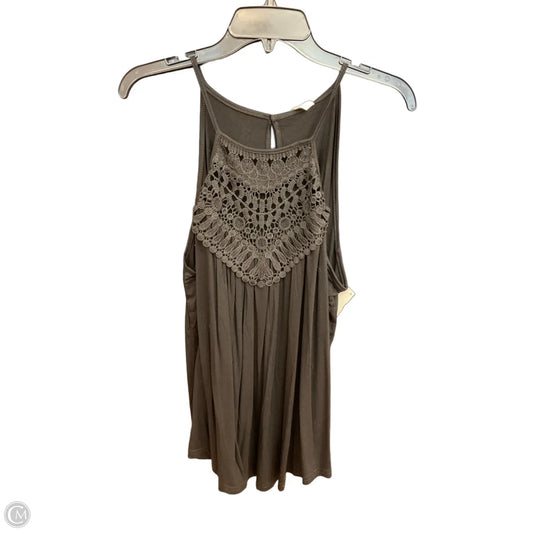 Top Sleeveless By Cmc In Black, Size: L