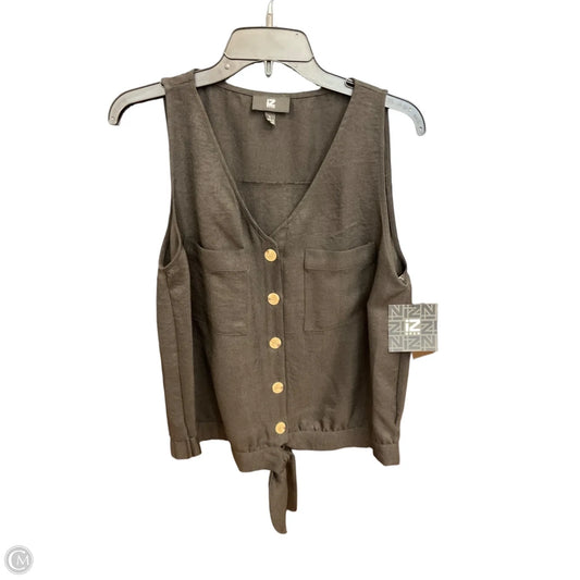 Top Sleeveless By Iz Byer In Black, Size: L