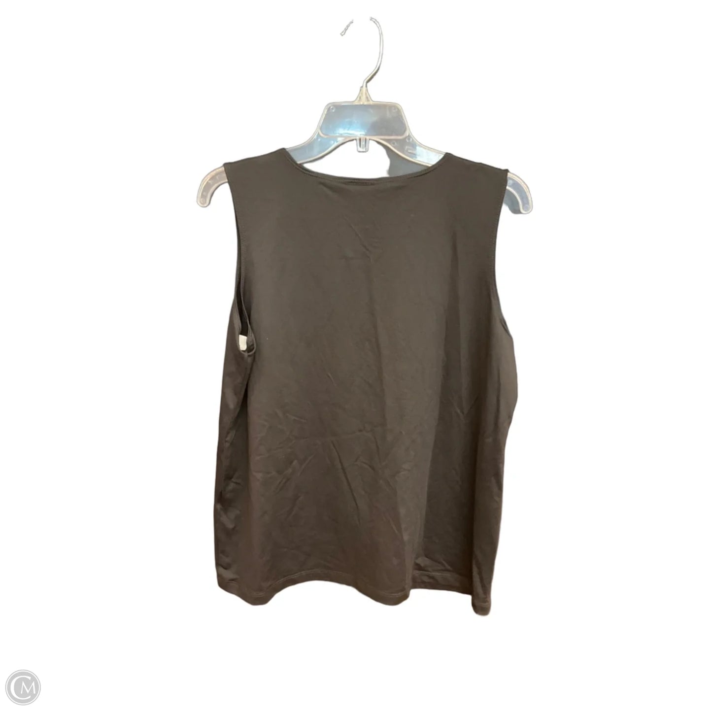 Top Sleeveless By Chicos In Black, Size: 3x
