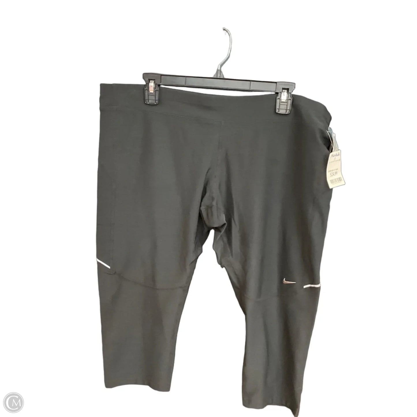 Athletic Leggings By Nike In Black, Size: 2x