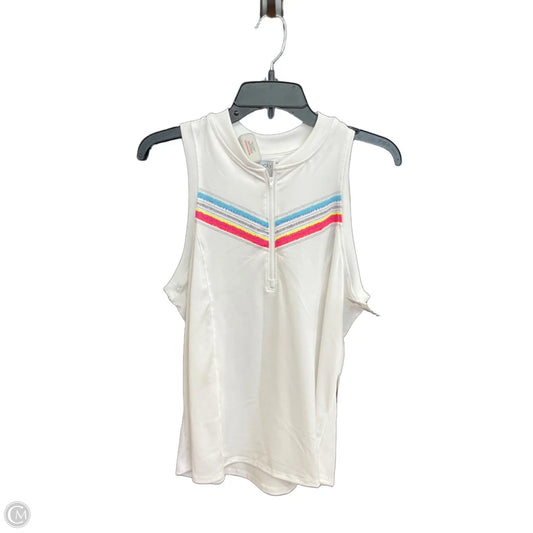 Top Sleeveless By Lucky In Love In White, Size: L