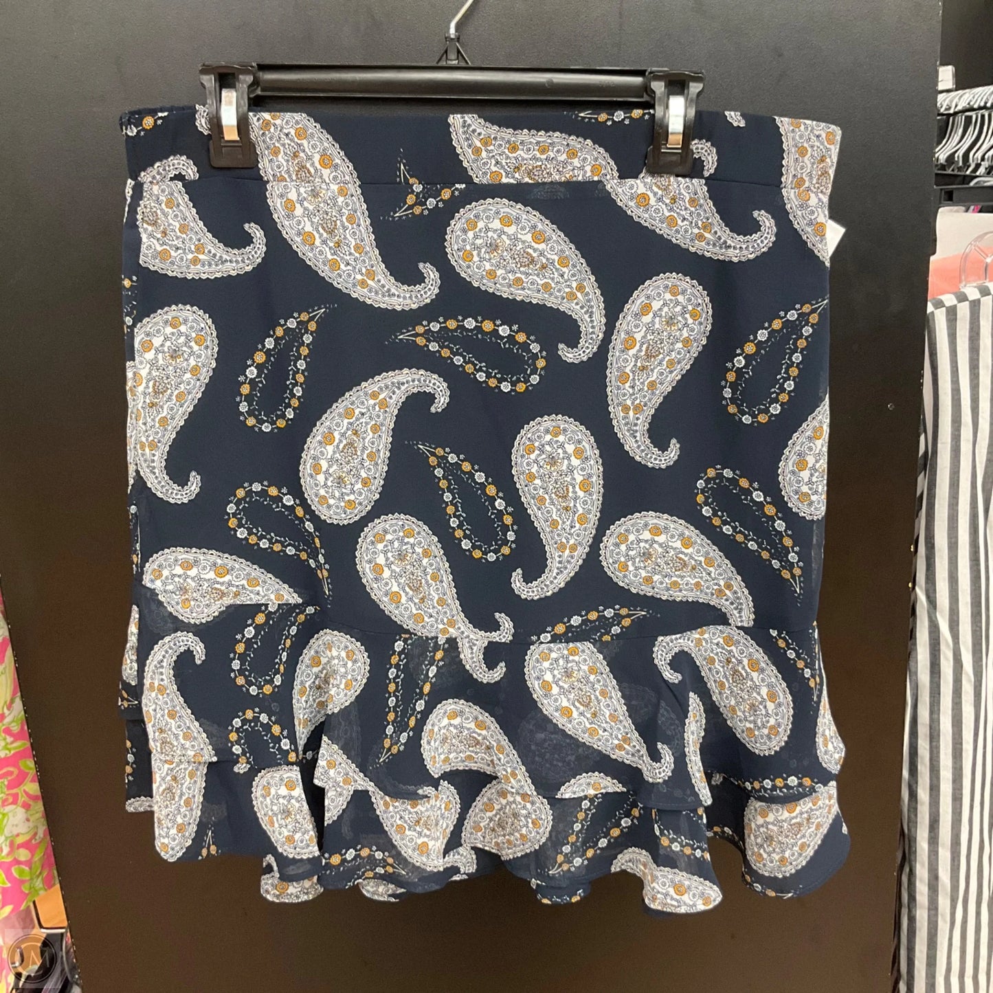 Skirt Midi By Loft In Blue, Size: Lp