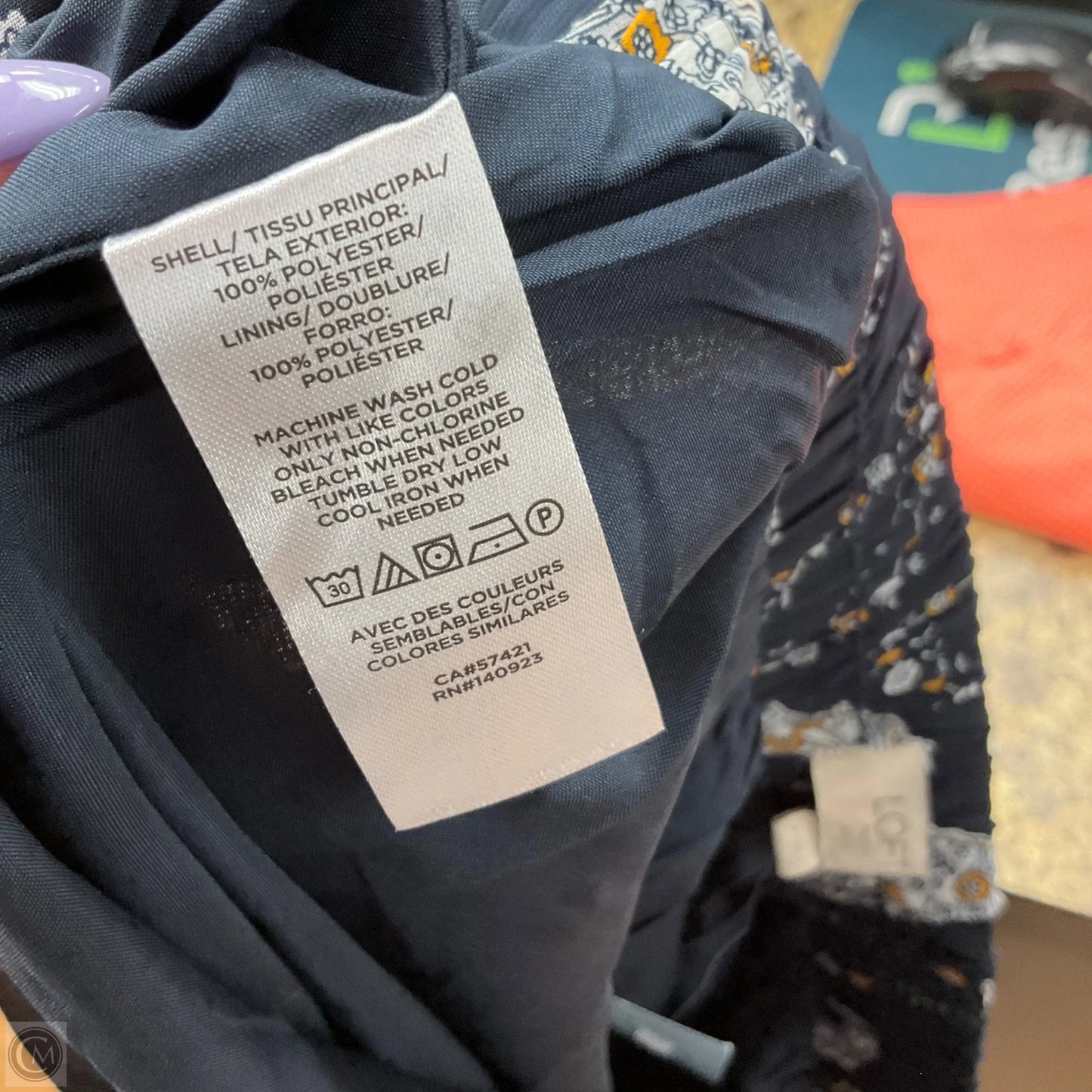 Skirt Midi By Loft In Blue, Size: Lp