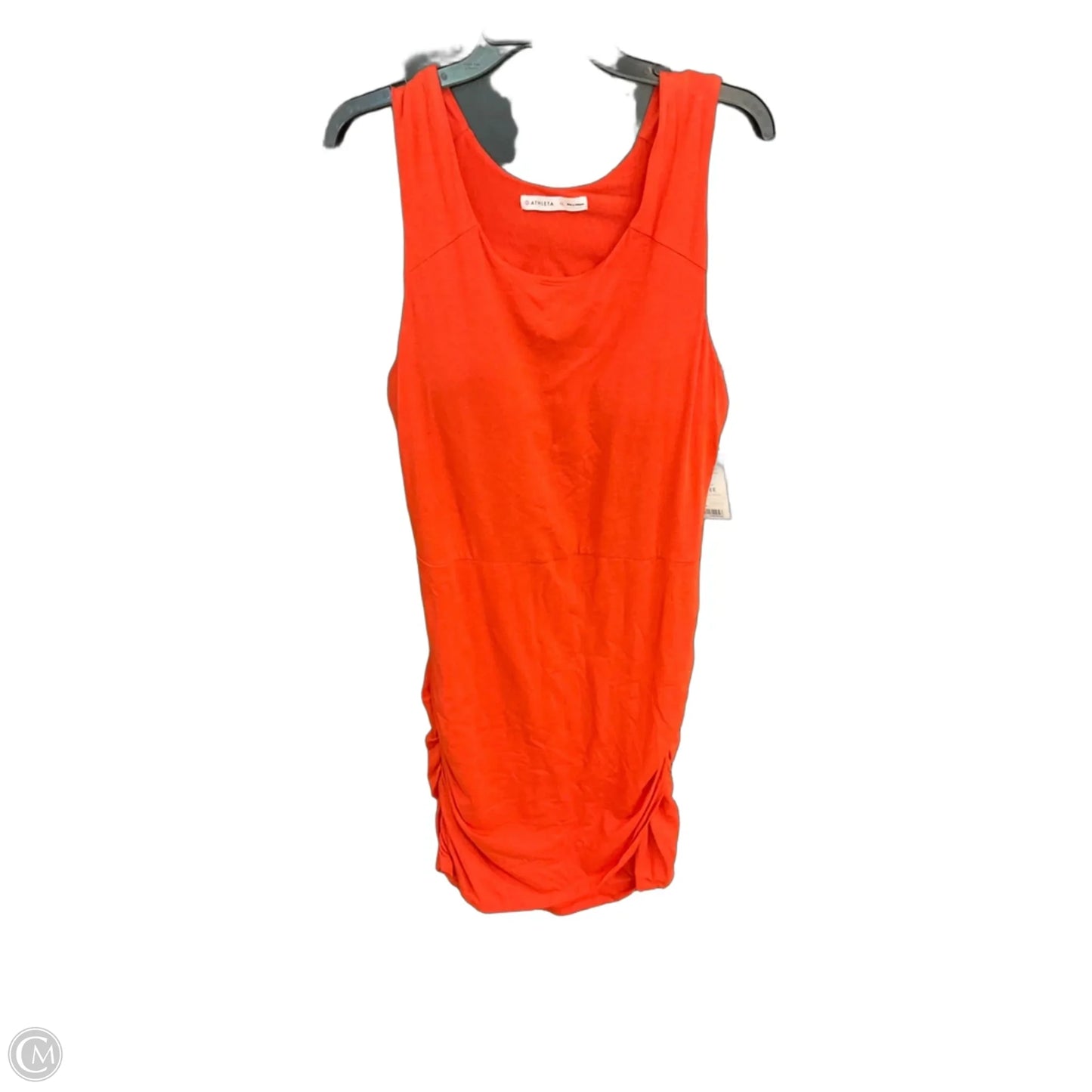 orange athletic dress Wholesale Scallop Athleisure Dress - Orange Sorbet for your store